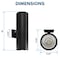 Luxrite Dusk to Dawn LED Wall Lights 18in up or Up and Down Light 3CCT 3000K-5000K 20/30/40W IP65 ETL, 2PK LR40339-2PK - alternate 3